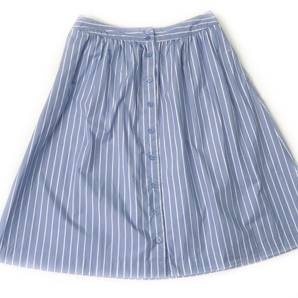 ➕️ Who What Wear 💜 Stripe skirt with pockets - Picture 3 of 6